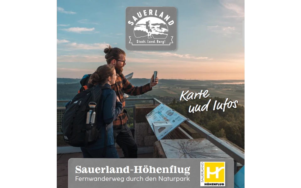 Übersichtskarte Sauerland-Höhenflug