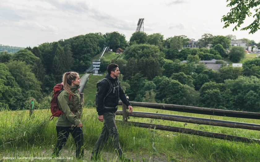 Wander vor der Meinhardus Mattenschanze
