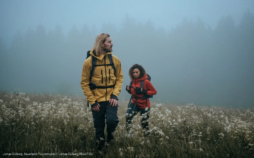 Wanderung im Frühnebel