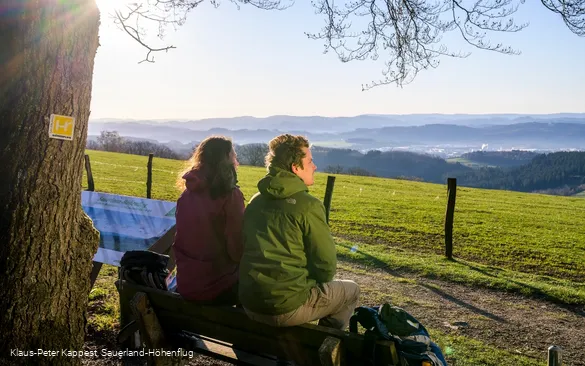 Pause am Sauerland-Höhenflug