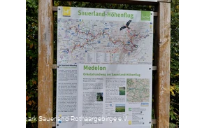 Infotafel zum Sauerland Höhenflug