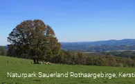 Aussicht bei Windhausen im Herbst