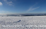 Verschneite Landschaft im Wintersportgebiet Wildewiese