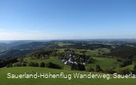 Ausblick vom Schombergturm über Wildewiese
