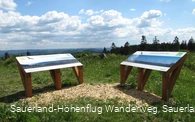 Panoramatafeln auf der Homert