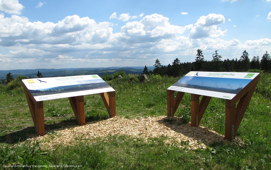 Panoramatafeln auf der Homert