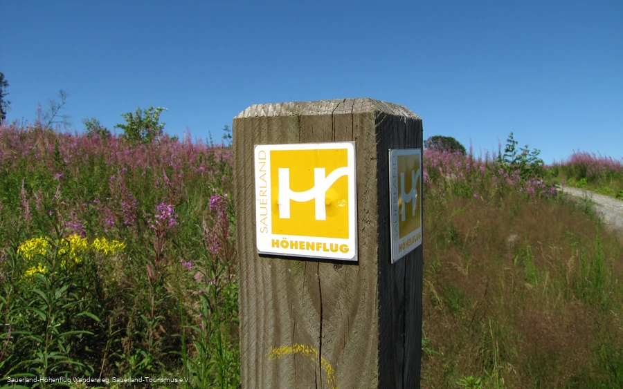 Wegezeichen nahe Hönnequelle