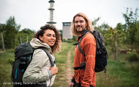 Wanderer auf der Nordhelle