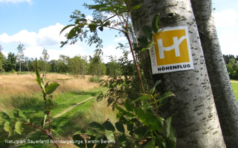 Wegezeichen Sauerland-Höhenflug bei Altastenberg