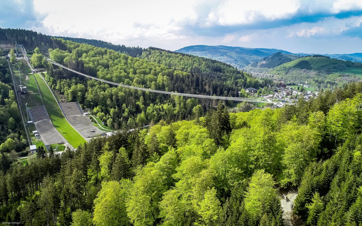 Skywalk Willingen im Frühling