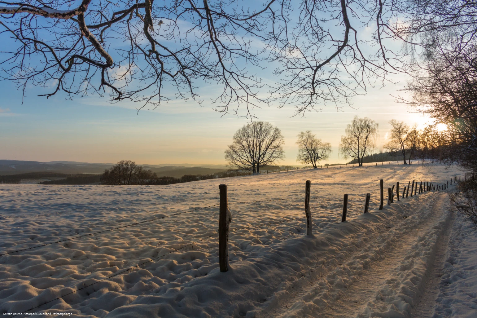 Winterlandschaft bei Windhausen