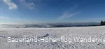 Verschneite Landschaft im Wintersportgebiet Wildewiese