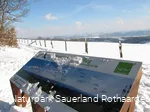Panoramatafel bei Windhausen im Schnee