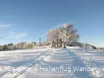 Verschneite Landschaft im Wintersportgebiet Wildewiese