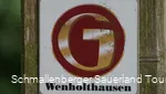 Wanderzeichen der Golddorf Route Wenholthausen