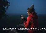 Wanderplanung in der Morgendämmerung